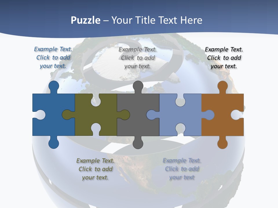 Planet Continent East PowerPoint Template