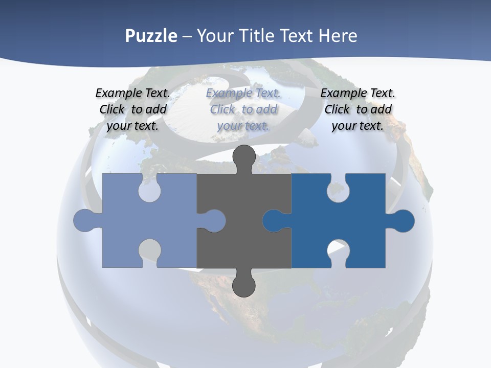 Planet Continent East PowerPoint Template