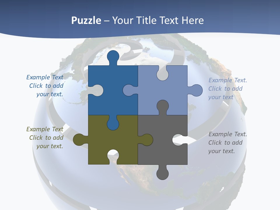 Planet Continent East PowerPoint Template