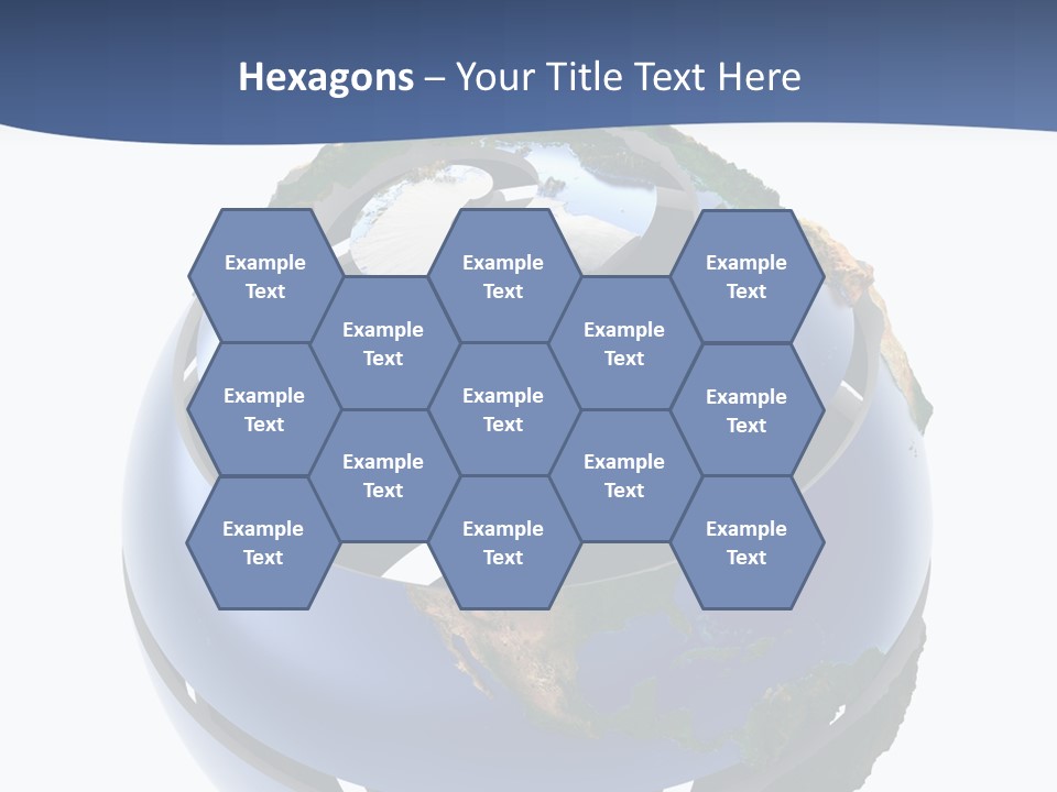 Planet Continent East PowerPoint Template