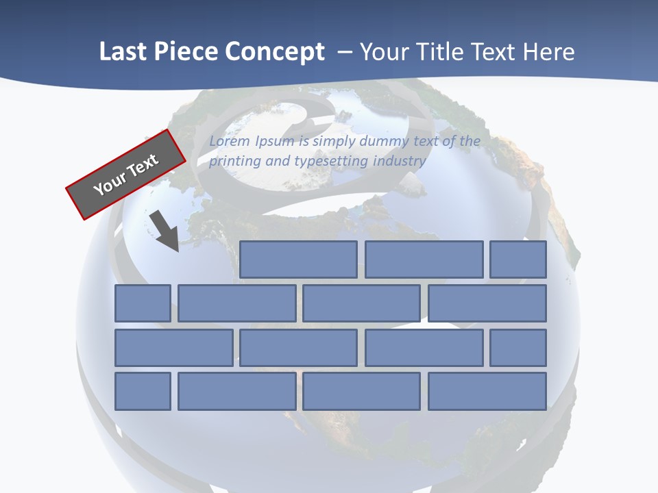 Planet Continent East PowerPoint Template