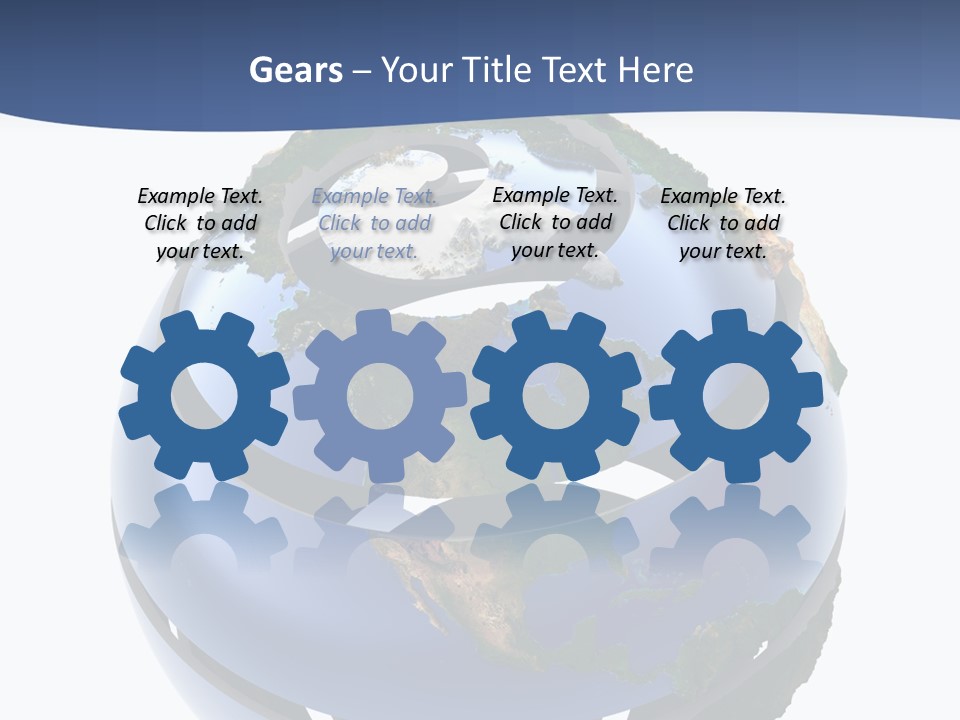 Planet Continent East PowerPoint Template