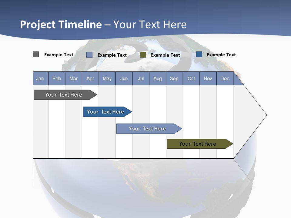 Planet Continent East PowerPoint Template