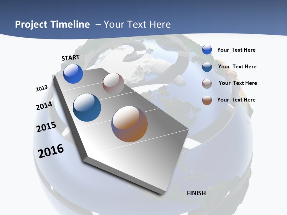 Planet Continent East PowerPoint Template