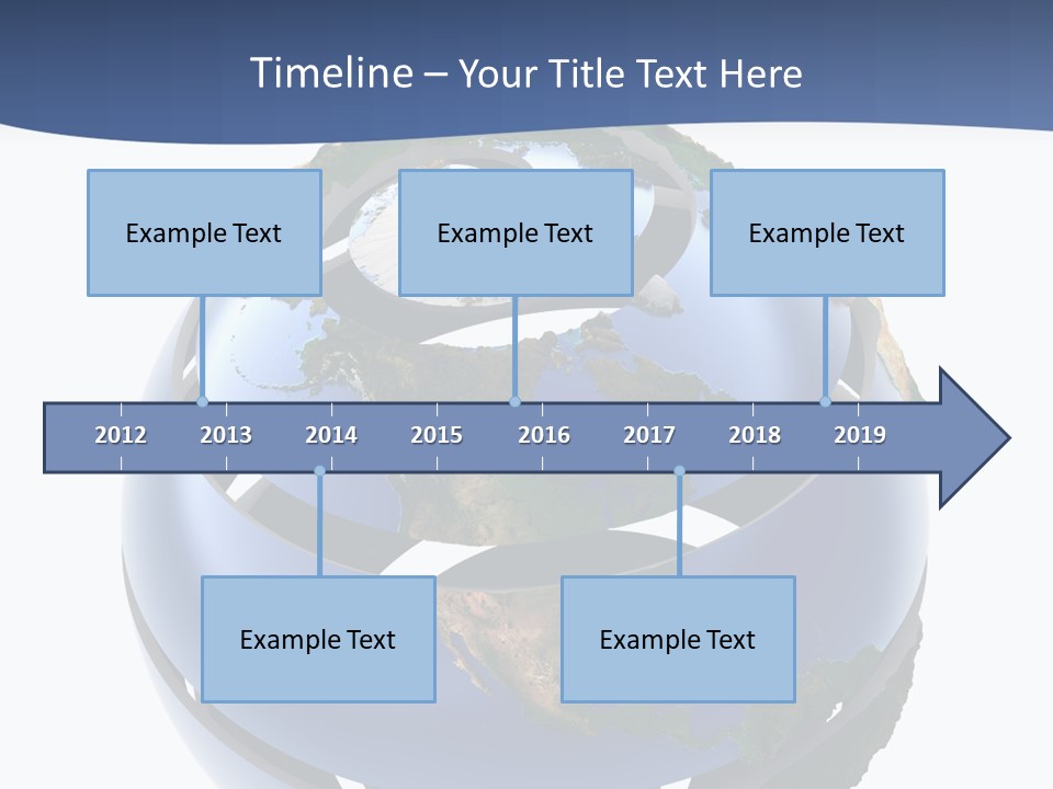 Planet Continent East PowerPoint Template