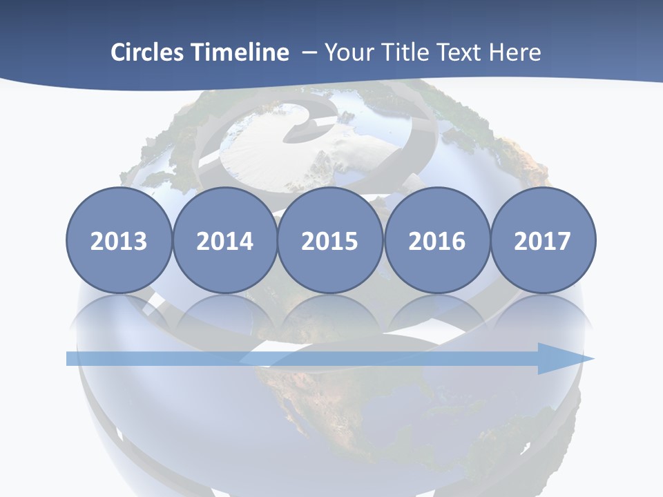 Planet Continent East PowerPoint Template