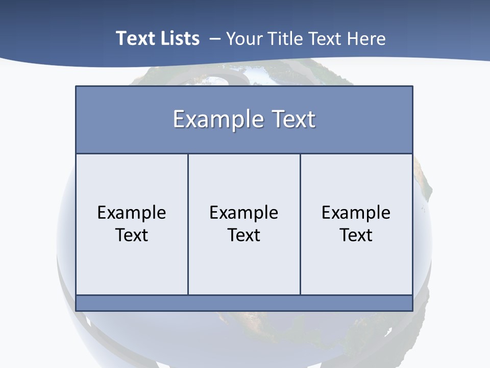 Planet Continent East PowerPoint Template