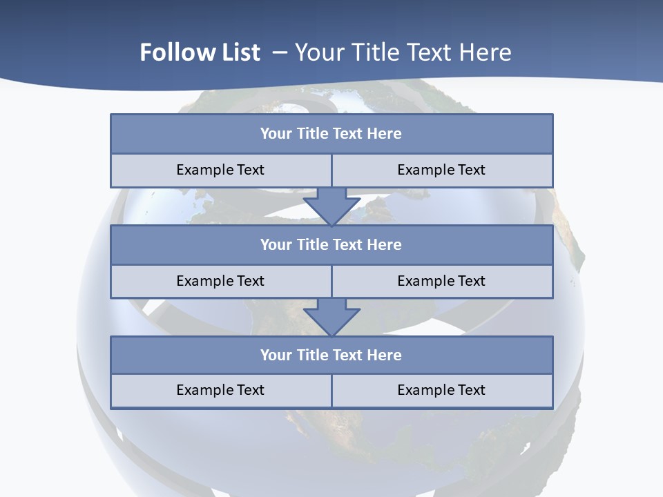 Planet Continent East PowerPoint Template