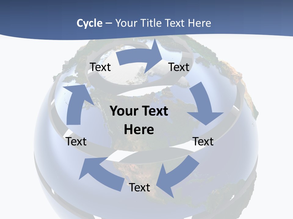 Planet Continent East PowerPoint Template