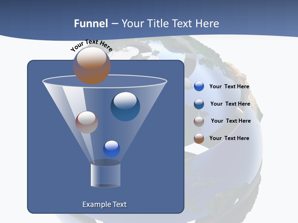 Planet Continent East PowerPoint Template