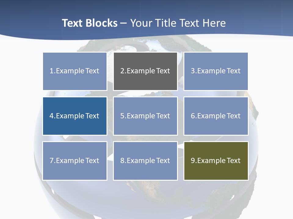 Planet Continent East PowerPoint Template