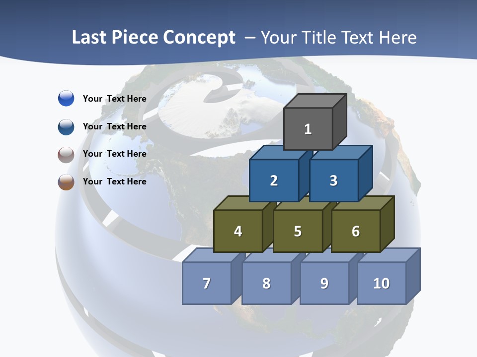 Planet Continent East PowerPoint Template