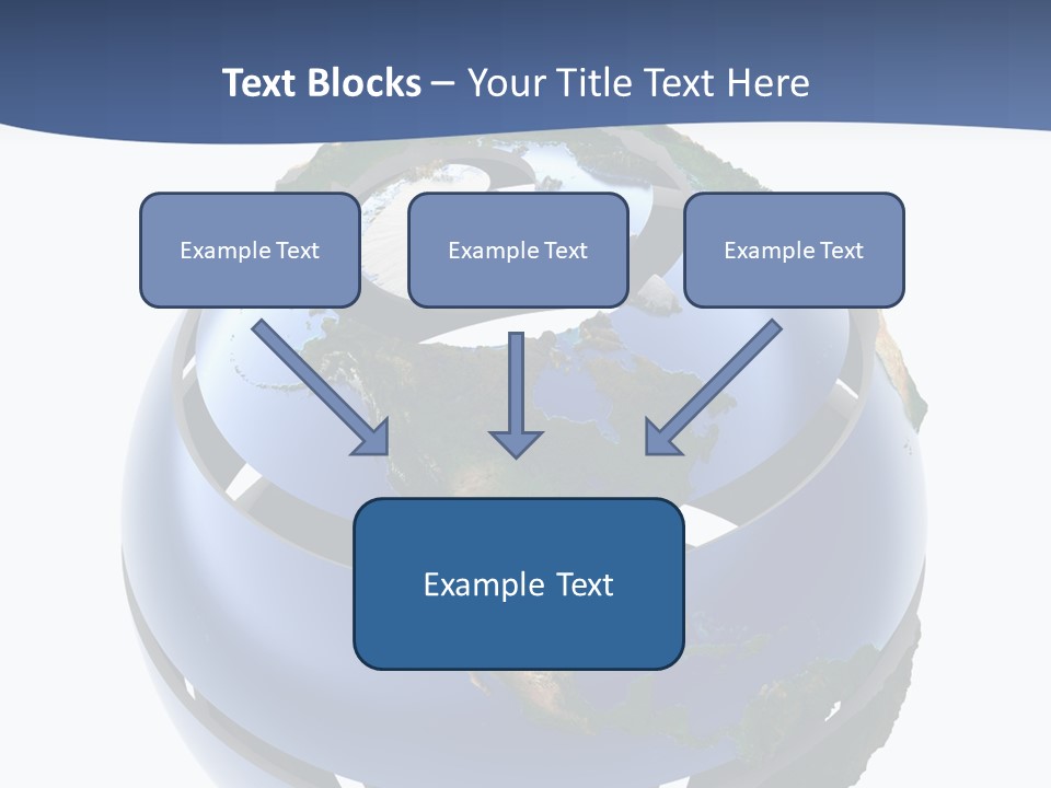 Planet Continent East PowerPoint Template