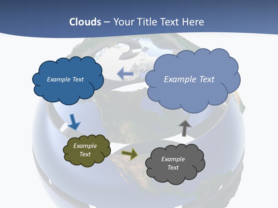 Planet Continent East PowerPoint Template