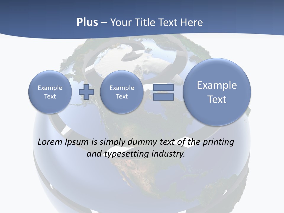 Planet Continent East PowerPoint Template
