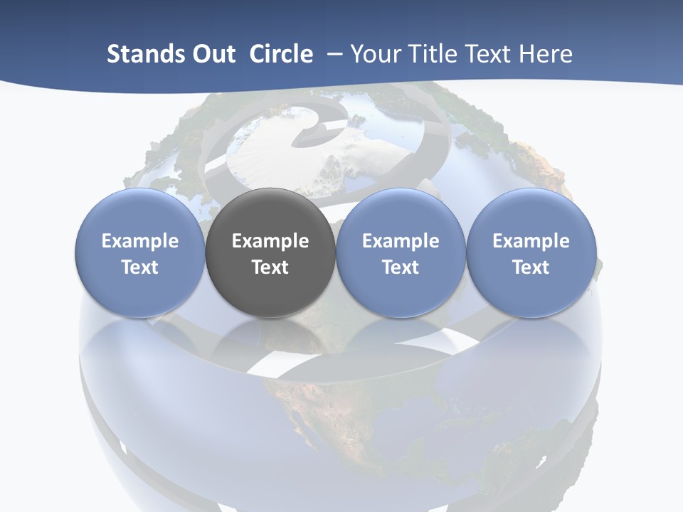 Planet Continent East PowerPoint Template