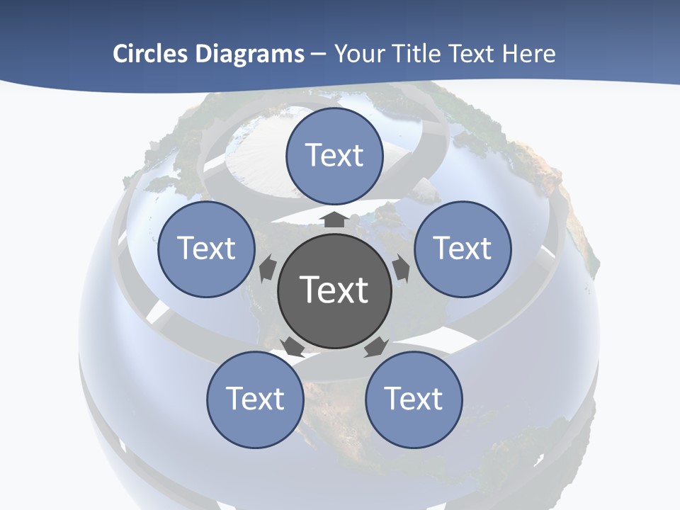 Planet Continent East PowerPoint Template