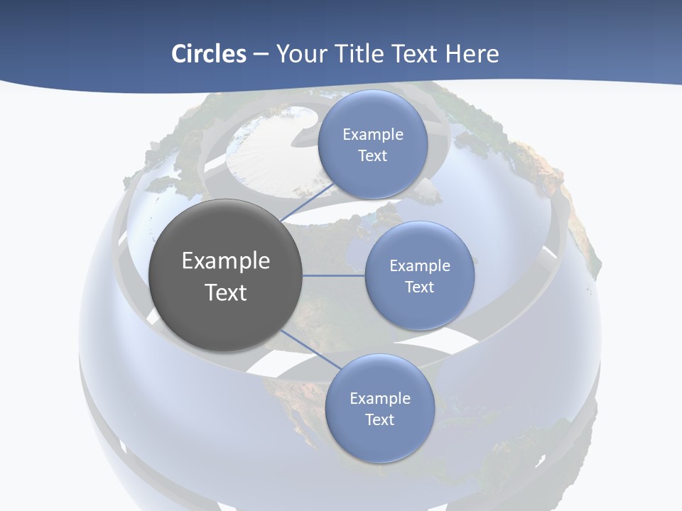 Planet Continent East PowerPoint Template