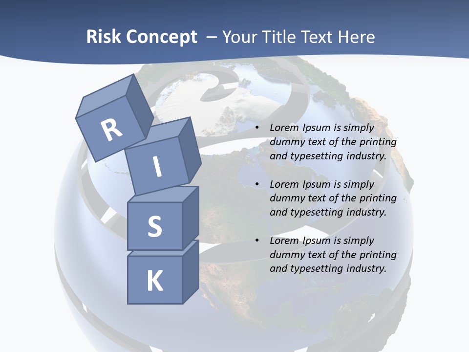 Planet Continent East PowerPoint Template