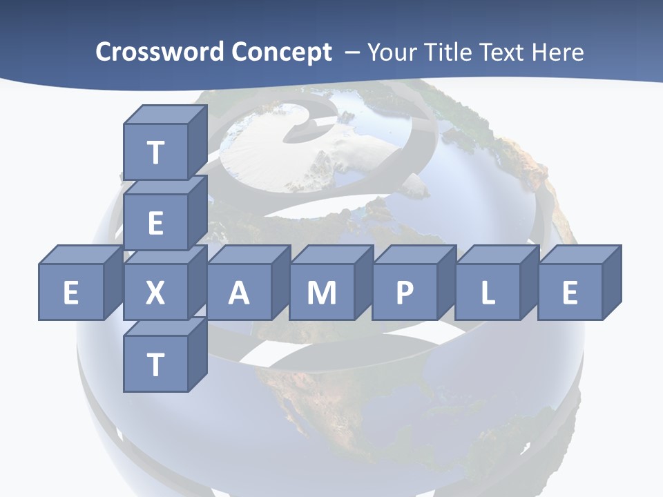 Planet Continent East PowerPoint Template
