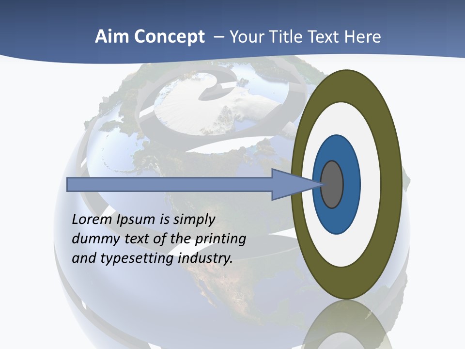 Planet Continent East PowerPoint Template