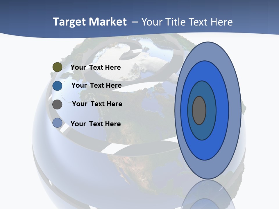 Planet Continent East PowerPoint Template