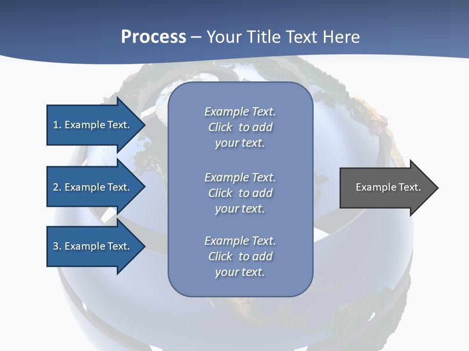 Planet Continent East PowerPoint Template