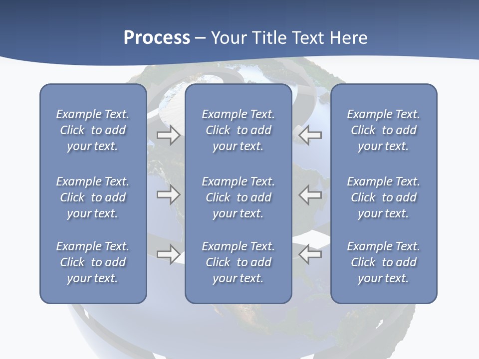 Planet Continent East PowerPoint Template