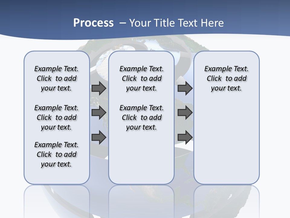 Planet Continent East PowerPoint Template