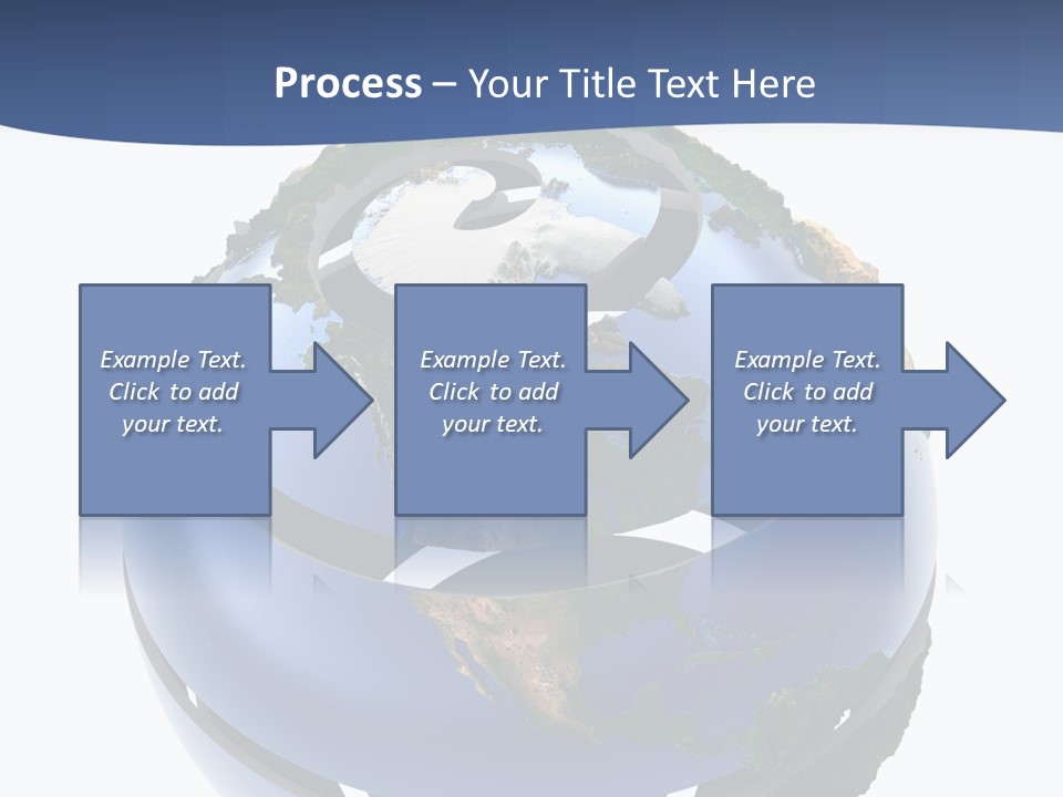 Planet Continent East PowerPoint Template