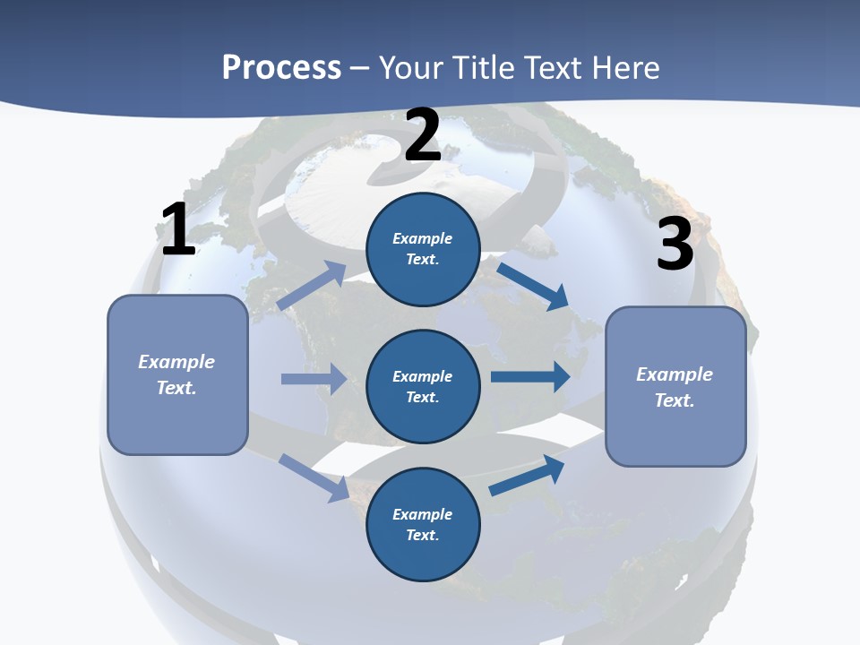 Planet Continent East PowerPoint Template