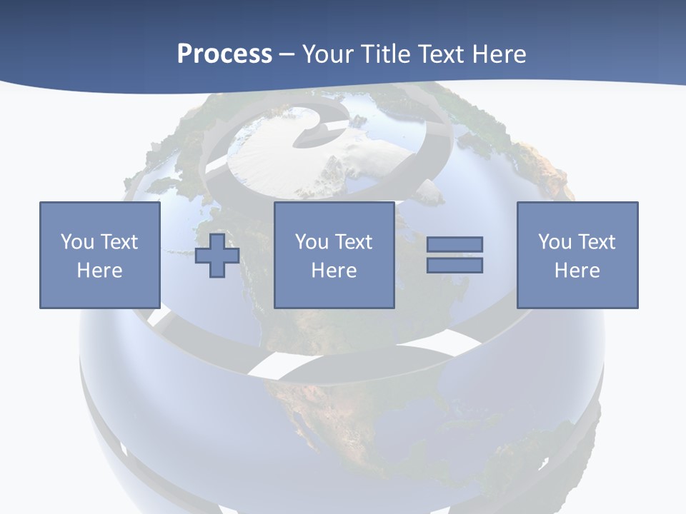 Planet Continent East PowerPoint Template