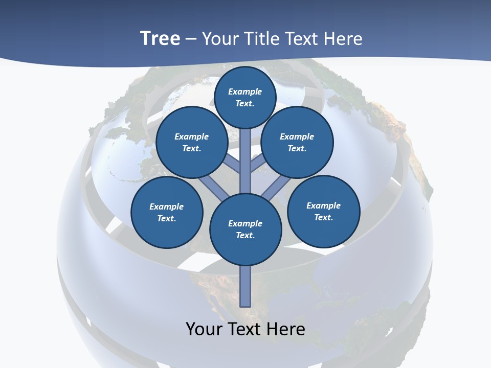 Planet Continent East PowerPoint Template