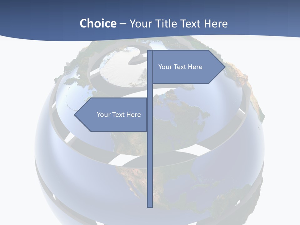 Planet Continent East PowerPoint Template