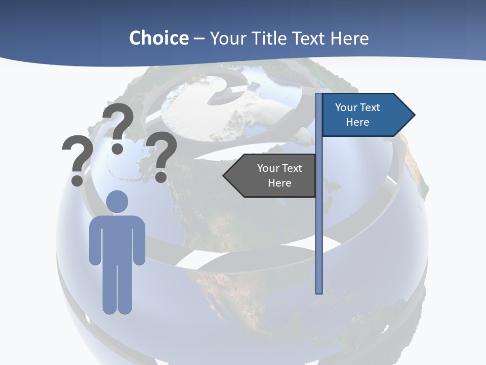 Planet Continent East PowerPoint Template