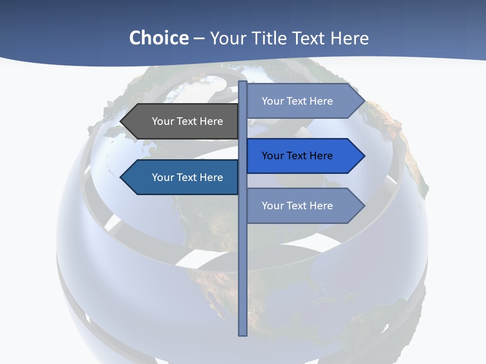 Planet Continent East PowerPoint Template