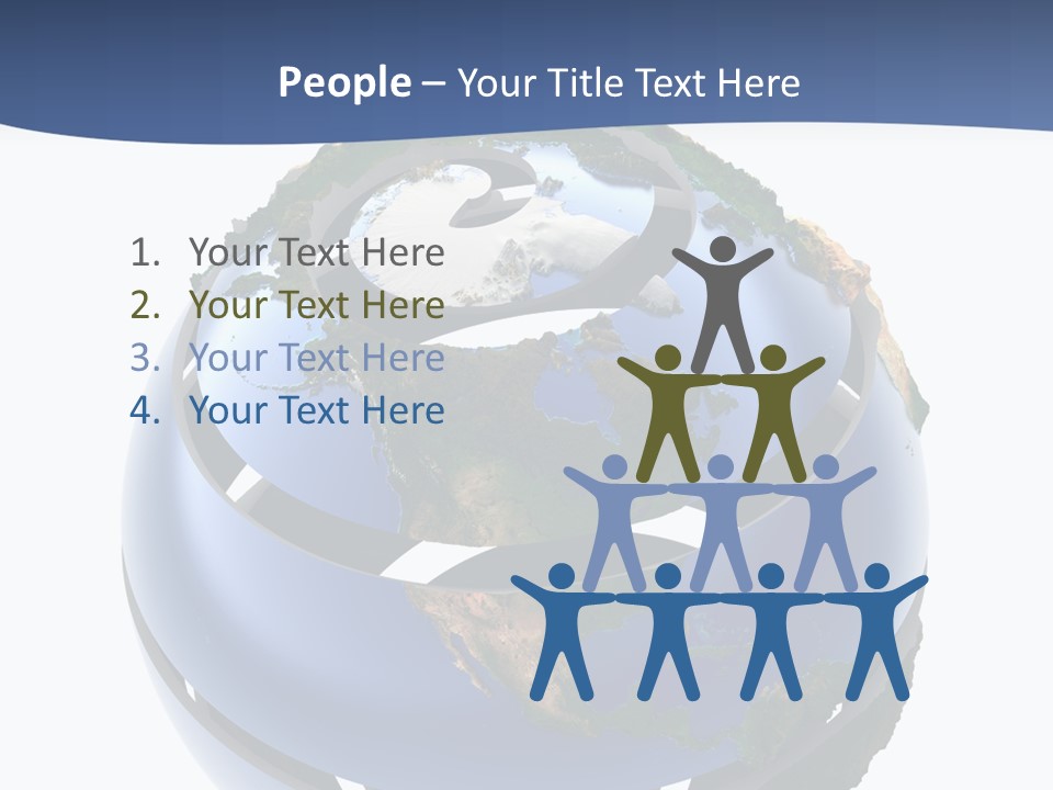 Planet Continent East PowerPoint Template