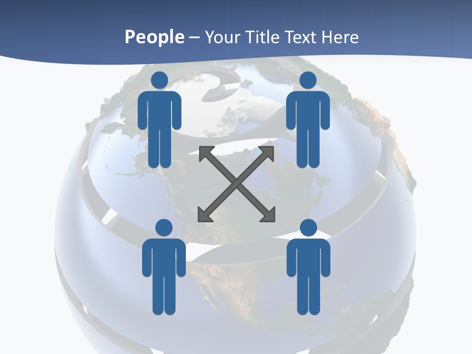 Planet Continent East PowerPoint Template