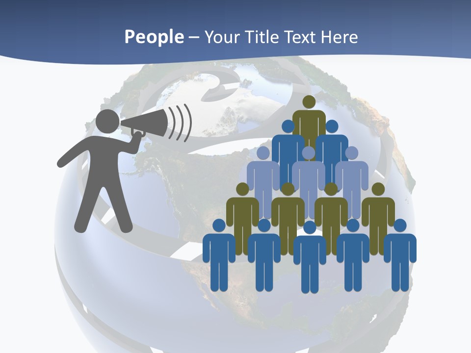 Planet Continent East PowerPoint Template