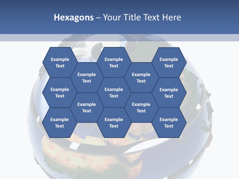 Geography Continent White PowerPoint Template