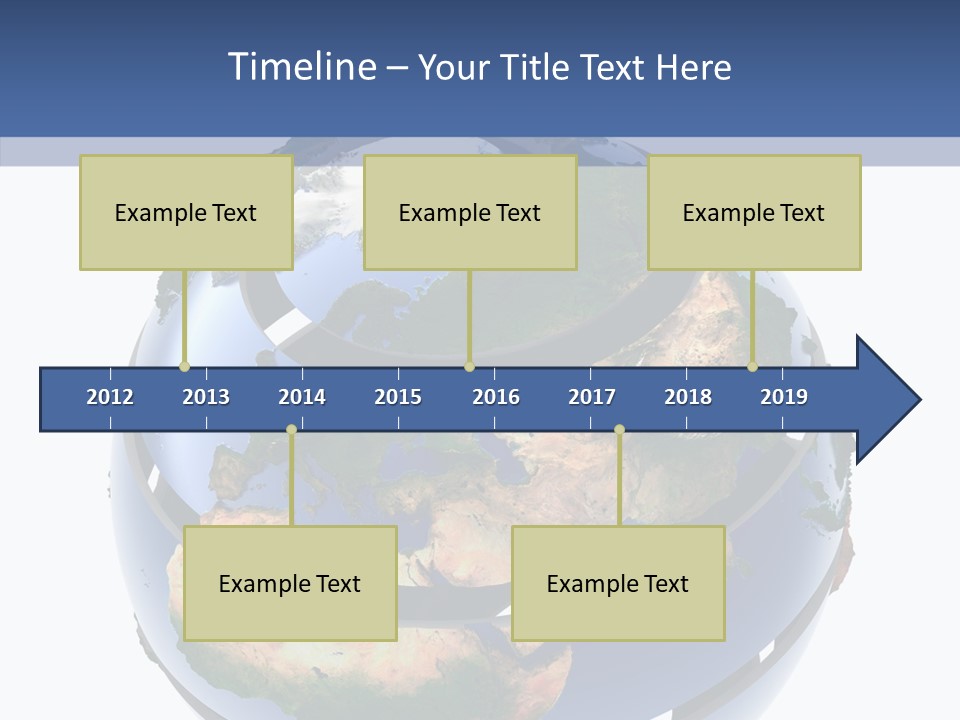 Geography Continent White PowerPoint Template