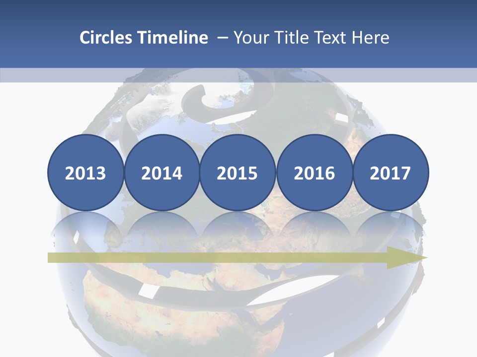 Geography Continent White PowerPoint Template