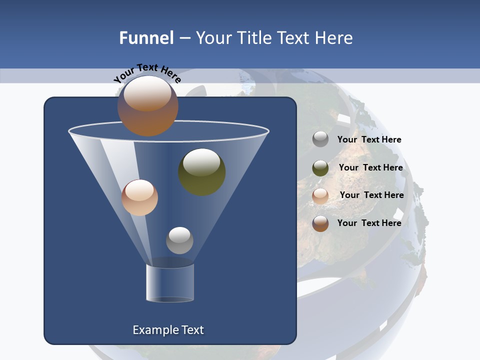 Geography Continent White PowerPoint Template