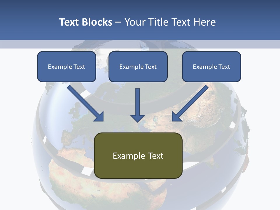 Geography Continent White PowerPoint Template