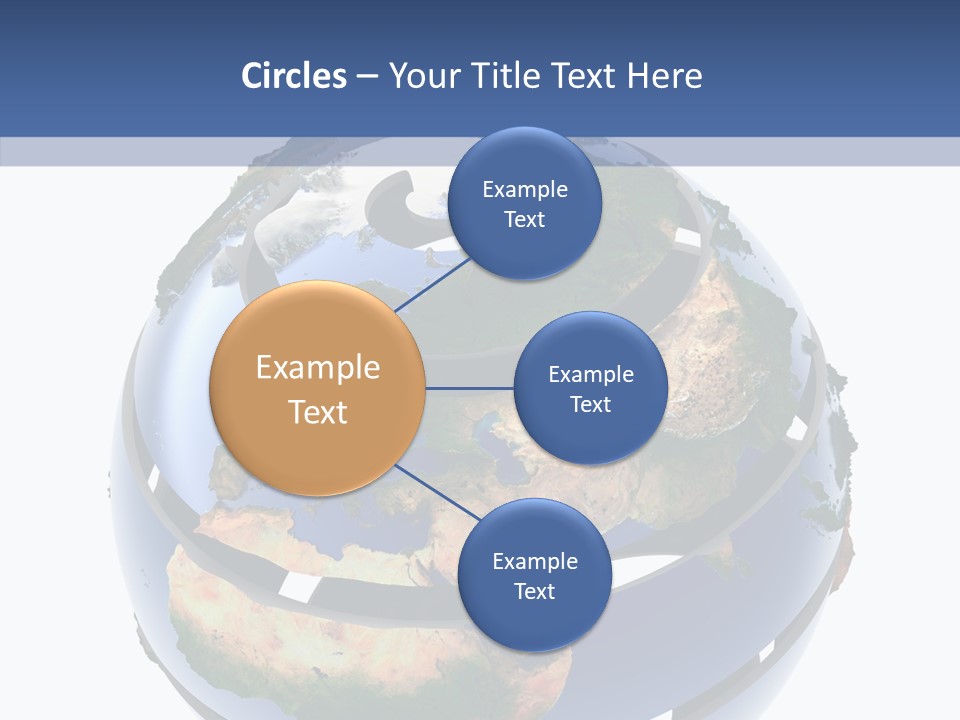 Geography Continent White PowerPoint Template