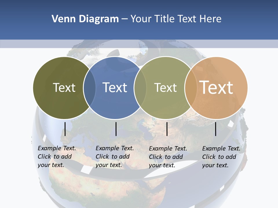 Geography Continent White PowerPoint Template