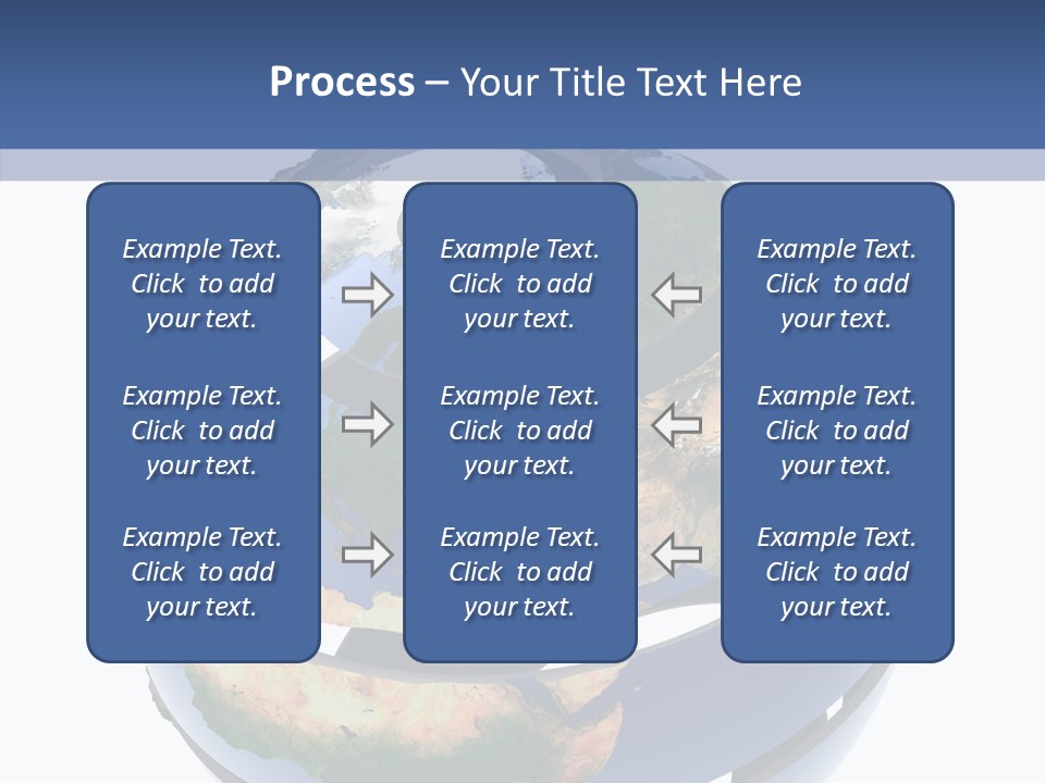 Geography Continent White PowerPoint Template