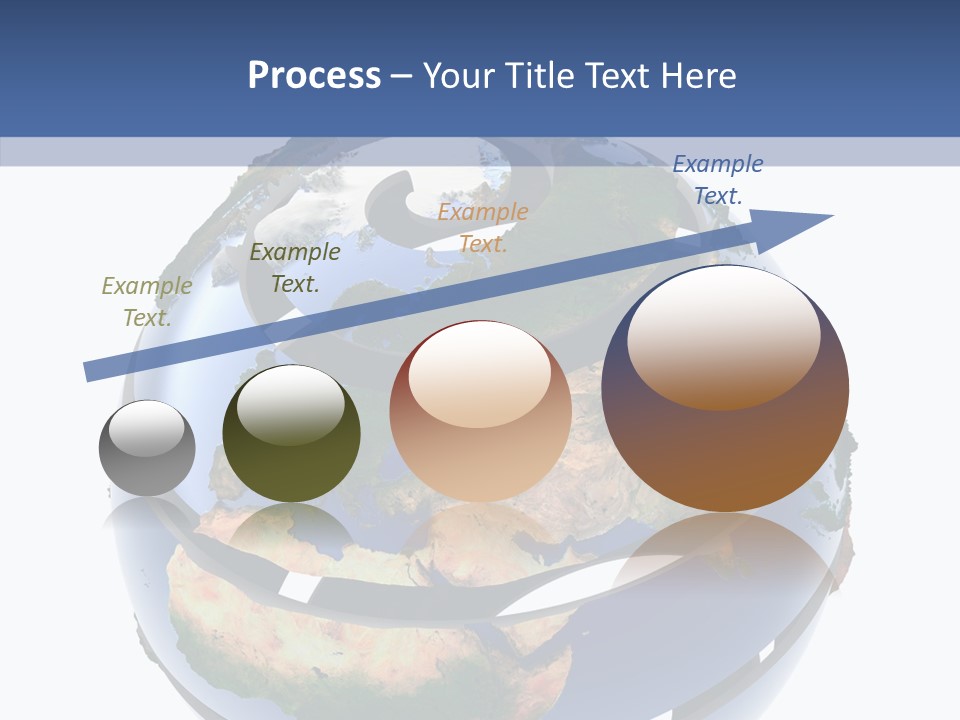 Geography Continent White PowerPoint Template