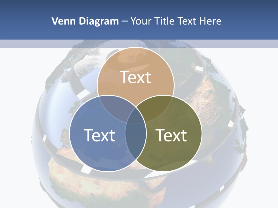 Geography Continent White PowerPoint Template