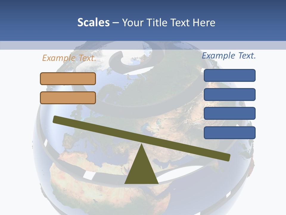 Geography Continent White PowerPoint Template
